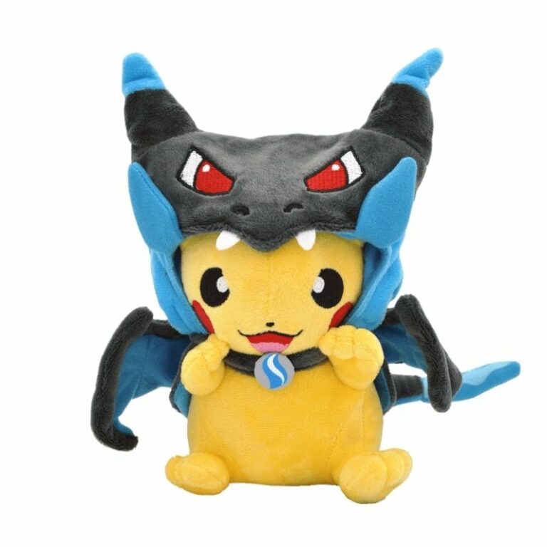 Peluche Pikachu Déguisé En Mega Dracaufeu X N1 Peluche Pokemon